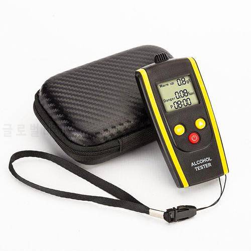 HT-611 Tester Quick Response Professional LCD Digital Display Alcohol Detector for drunk driving Alcohol Breathalyzer alcotest