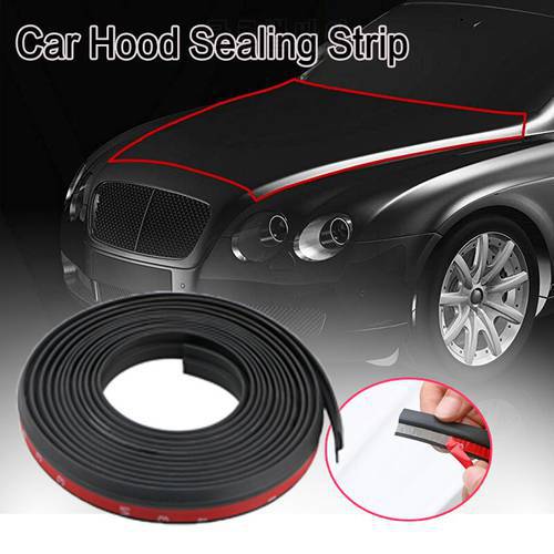 4meter Universal Car Hood Sealing Strip Auto Rubber Seal Strip for Engine Covers Seals Trim Sealant Waterproof Anti Noise