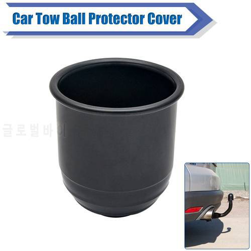Black Quality Car Trailer Hitch Ball Hook All Weather Cover Protect Tow Bar Ball Cover Cap Ball Hood For RV Camper Trailer Truck