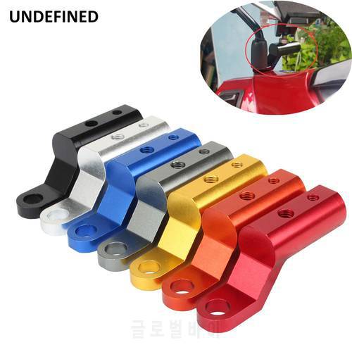 Motorcycle Accessories Rearview Mirror Mount Extender Bracket Holder Clamp Adapter Bar Phone Holder Stand Levers Expansion Rack