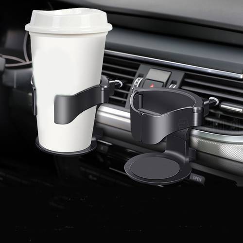 Car Cup Holder Air Vent Outlet Drink Water Coffee Bottle Holder Can Mounts Holders Beverage Ashtray Mount Stand Accessories