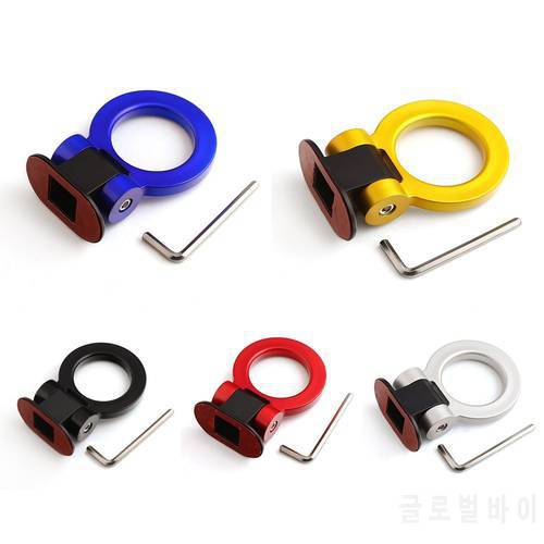 Racing Tow Trailer Hooks for European Cars Sticker Decoration Blue Red Golden Black Silver Towing Bars Car Accessories