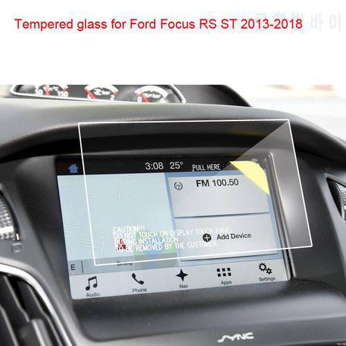 8 Inch CPS Screen Protector tempered glass for Ford Focus RS ST SYNC2 SYNC3 2013-2018