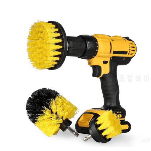 Hot Sale Drill Brush Cleaner Scrubbing Brushes Auto Care Cleaning Tools For Carpet Glass Car Tires Nylon Brushes Scrubber Drill