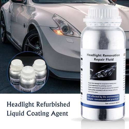 800ML car headlight scratch repair fluid Headlight Polishing Restoration headlight polishing cleaning Car headlight restore kit