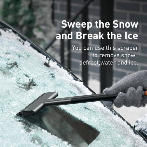Baseuus Snows ice scraper car car snow removal shovel multifunctional automobile defrosting glass snow scraper winter deicing ca