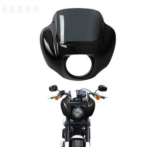 Motorcycle Headlight Fairing & Windshield For Harley Softail Street Bob FXBB Low Rider FXLR 2018-2022 Low Rider S FXLRS 2020-22