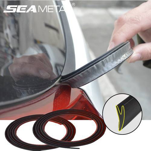 Y Shape Rubber Car Sealing Strips Dustproof Waterproof Auto Window Gap Protection Car Seal Strip Protector Sound Insulation