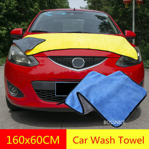 160x60CM Microfiber Towel For Cars Microfiber Cloth Wash Towel Microfiber Cleaning Cloth Car Wash Drying Towel Auto Detailing
