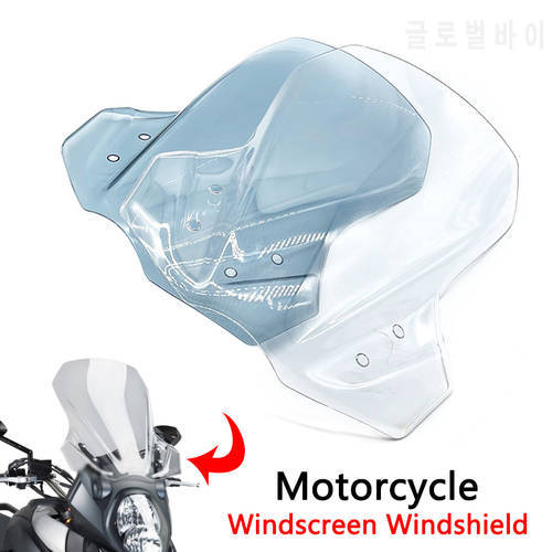 For Suzuki V-Strom 650 DL 650 2017-2021 Motorcycle Windscreen Windshield Wind Shield Screen Protector Parts 2020 2019 18 DL-650