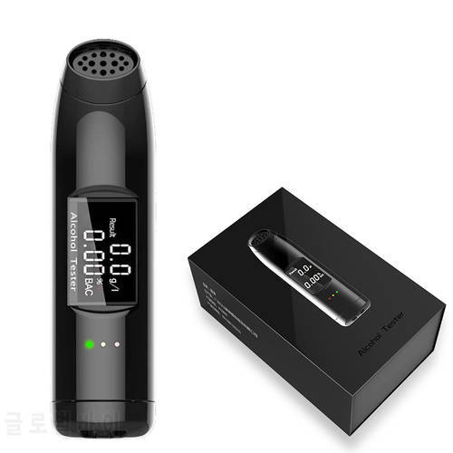 Non-Contact Digital Alcohol Tester Highly Accurate Semi-Conductor Sensor Breathalyzer Portable Personal use Alcohol Detector