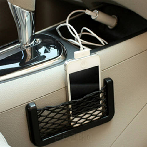 1Pcs Car Organizer Storage Bag Paste Net Pocket for Fiat Fiorino 595 500 520 20-30 16-20 500S Toro Fullback Aegea