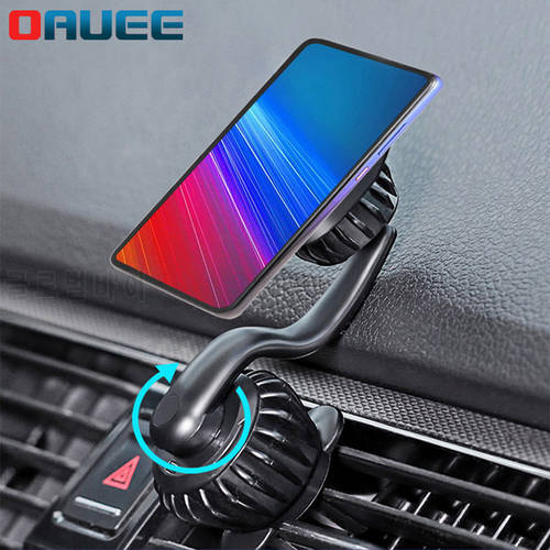 Car Air Outlet Bracket Phone Magnetic Bracket Card Buckle Bracket Universal Mobile Phone Stand GPS for Huawei IPhone Xiaomi Mi