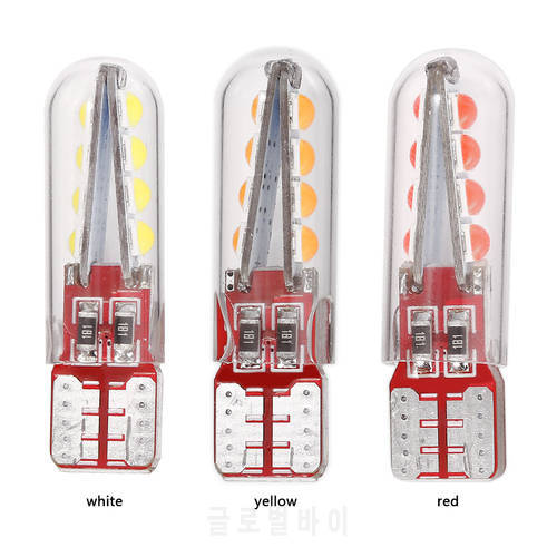 LED Car Bulb T10 3030 8-SMD 12V Auto Reading License Plate Clearance Light Bulb Auto Parking Bulb Side Lamp Accessories 33*9mm