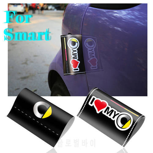 Car Door Trunk Label Sticker Exterior Styling Decorative Product For Mercedes Smart 450 451 453 Fortwo Forfour Car Accessories