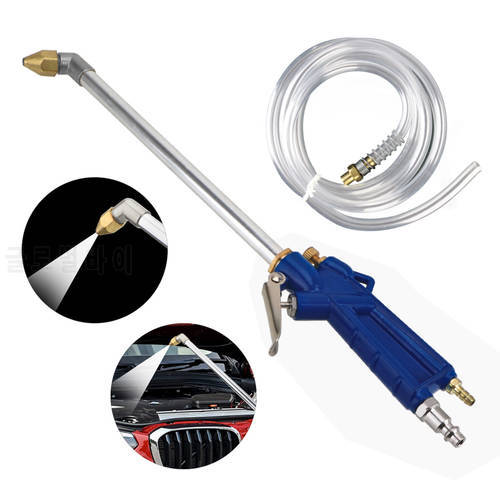 LEEPEE High Press Pneumatic Cleaning Tool Car Engine Oil Cleaner Tool Pneumatic Tool 40cm with 100cm Hose Engine Water Gun