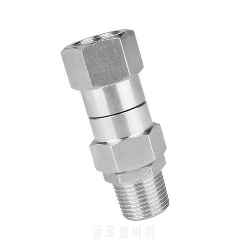 1pc High Pressure Washer Swivel Joint 3/8 Inch Pressure Washer Hose Fittings 4500 PSI 360 Degree Rotation Connector Car Washing