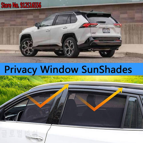 Side Sun Shade Shading Protection Window SunShades Sunshield Accseeories for Toyota Rav4 XA50 2019 2021 2022 2023 RAV 4 XA 50