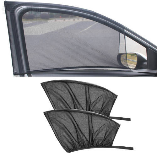 2PCS Car Side Window Covers Auto UV Protect Curtain Side Window Sunshade Car Mosquito Cover Universal Car Styling Accessories