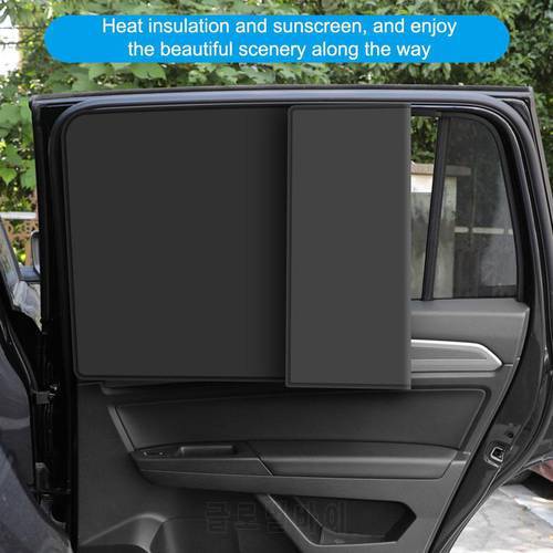 Strong Magnetic Car Window Sunshade Cover Sun Visor Summer Protection Window Curtain For Front / Rear Auto Accessories
