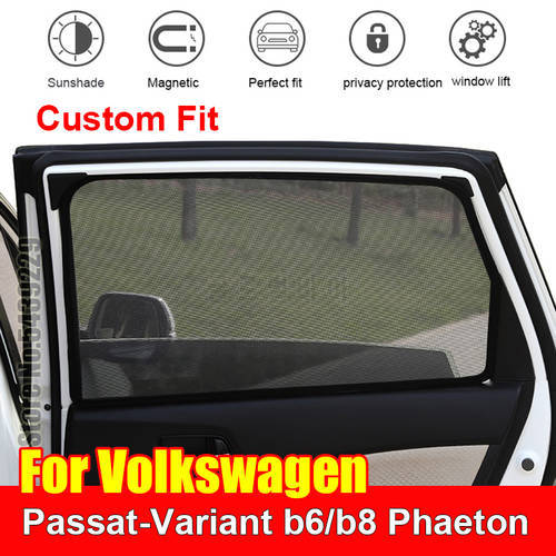 For Volkswagen Passat Variant B6 B8 Phaeton Sun Visor Accessori Window Cover SunShade Curtain Mesh Shade Blind Custom