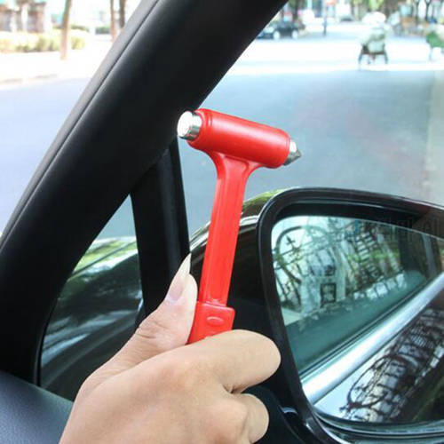 Car Self-Help Safety Hammer Emergency Escape Tool Fire Window Breaker Knock Glass Artifact Rescue Seat Belt Cutter Life Saving