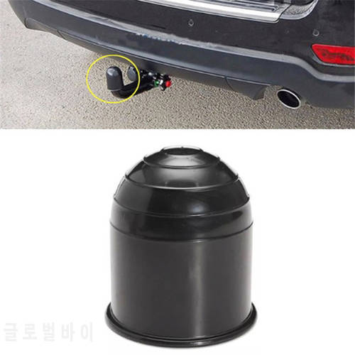 Universal 50MM Trailer Accessories Black Silver Car Tow Bar Ball Cover Cap Hitch Caravan Traile Towing Hitch Towball Car Styling