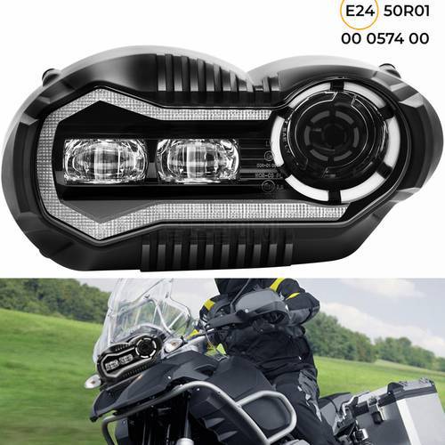 E9 Mark For BMW GS 1200 LED Headlights Assembly For BMW R1200GS 2004-2013 LC R 1200GS ADV Adventure R1200 GS Motorcycle Lights