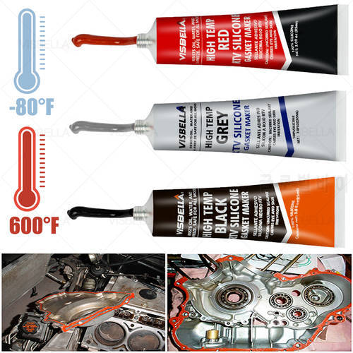 Strong Adhesive Glue Equipment Repair Paste High Temperature Sealant Neutral RTV Silicone Car Motor Gap Seal Glue Repair Tools