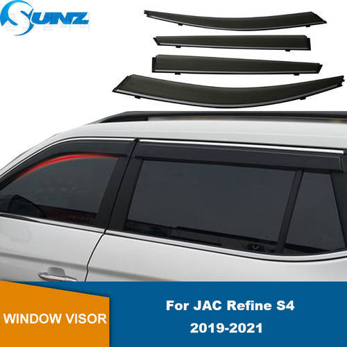 Window Deflector For JAC Refine S4 2019 2020 2021 2022 Window Visor Wind Rain Sun Guard Deflector Vent Shade Raincoat Shelter