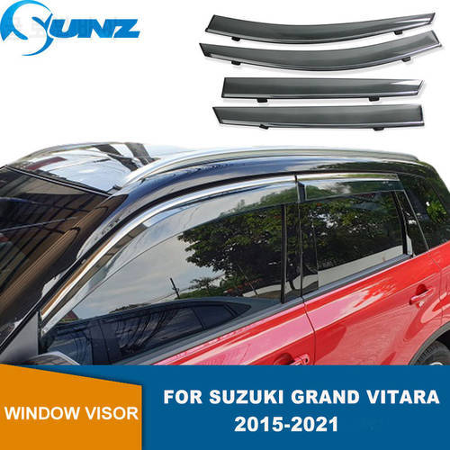 Side Window Deflectors For Suzuki Grand Vitara 2015 2016 2017 2018 2019 2020 2021 Window Visor WeatherShields Sun Rain Guards