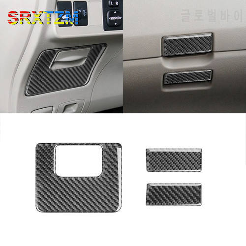 Car Styling Carbon Fiber For Toyota Corolla 2006-2012 Interior Auto Accessories Driver Passenger Storage Box Cover Stickers