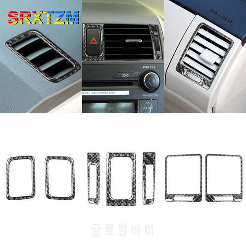 Car Styling AC Outlet Trim Refit Air Outlet Frame Sticker Cover Interior For Toyota Corolla 2006-2012 Auto Accessories