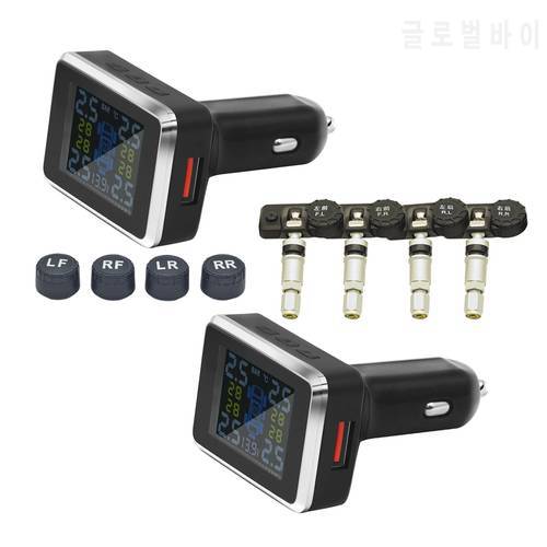 Tire Pressure Monitoring System TPMS Digital LCD Screen 0-6Bar for SUV