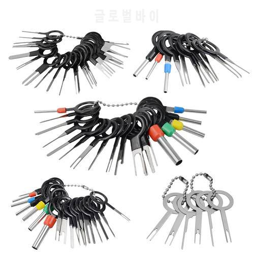 3/11/18/26/36/41PCS Automotive Plug Terminal Removal Tool Car Electrical Wire Crimp Connector Pin Extractor Kit Key Pin Removal