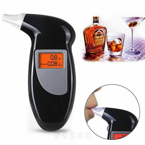 Professional Alcohol Breath Tester Breathalyzer Digital LCD Breath Tester Test Alcohol Tester Analyzer Tester LCD Screen Hot！