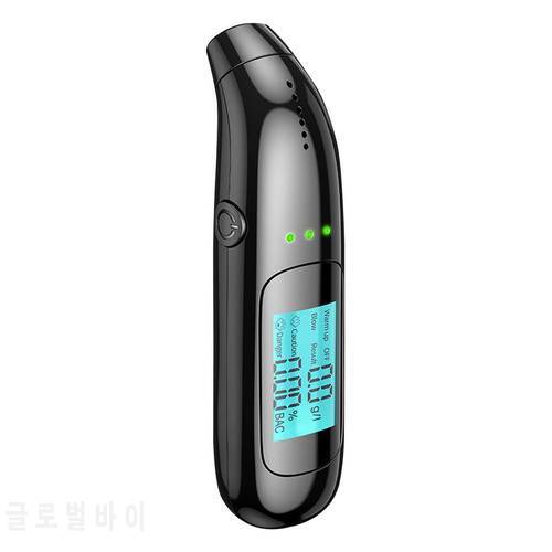 Professional Digital Alcohol Breath Tester Breathalyzer Analyzer Breathalizer Breathalyser Device LCD Display