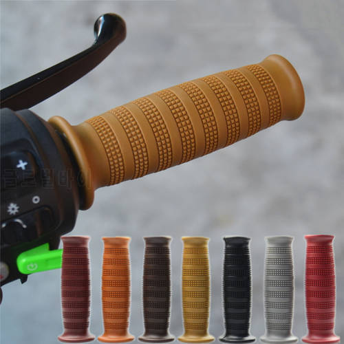 High Quality Motorbike Handlebars Rubber Antiskid Creative Design 22MM Universal Motorcycle Grip Modified Accessories