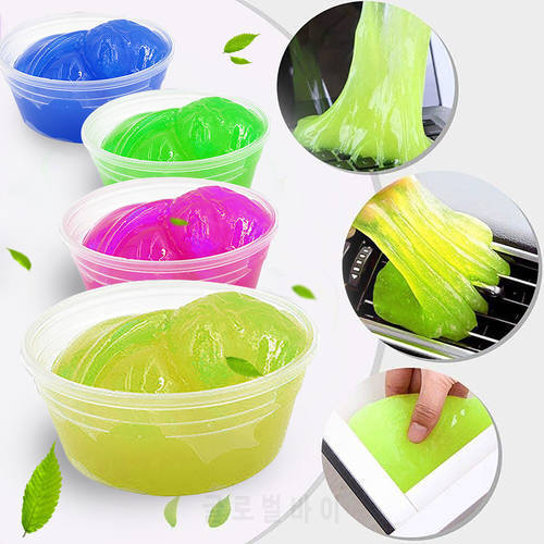 50g Car Interior Cleaning Glue Slimes For Cleaning Air Vent Magic Dust Remover Gel Care Computer Keyboard Slime Cleaner Gel