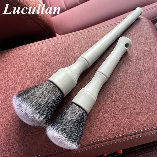 Lucullan Ultra-Soft Detailing Brush Scratch-Free Cleaning for Interior Panels, Emblems, Badges, Infotainment Screen