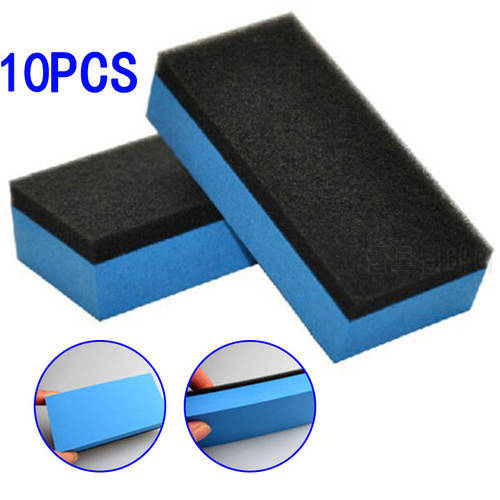 10pcs EVA Sponge Car Ceramic Coating Sponge Glass Nano Wax Coat Applicator Polishing Pads
