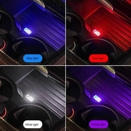 Auto Interior Decorative Atmosphere Lamp Mini RGB USB LED Car Ambient Light Neon Styling Light For Car Home Accessories