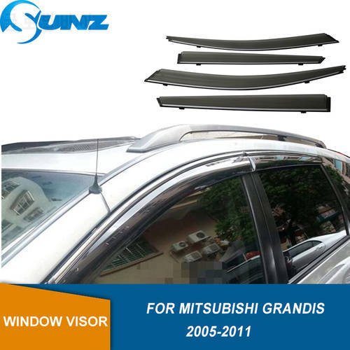 Side Window Deflector For Mitsubishi Grandis 2005 2006 2007 2008 2009 2010 2011 Window Visor Weathershield Wind Rain Guard SUNZ