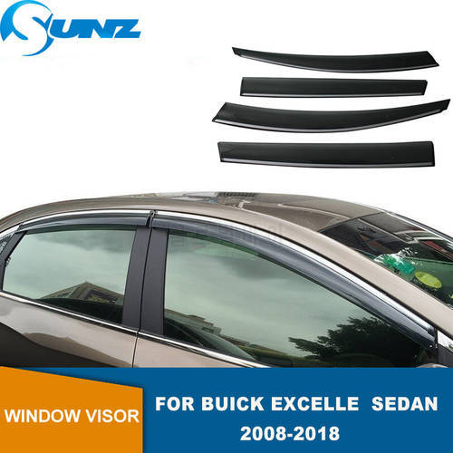 Window Deflector For Buick Excelle Sedan 2008 2009 2010 2011 2012 2013 2014 2015 2016 2017 2018 Door Visor Weather Shield