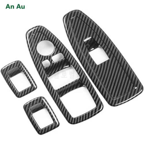ABS Carbon Fiber Window Glass Lift Button Decorative Panel Decoration Suitable for BMW 1 3 4 Series 3 GT F20 F30 F31 F32 F34 F36