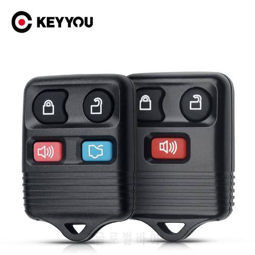 KEYYOU Car 3/4 Buttons Remote Key Keyless Entry Fob 315MHz Replacement For Ford Mazda Remote Control Transmitter Key