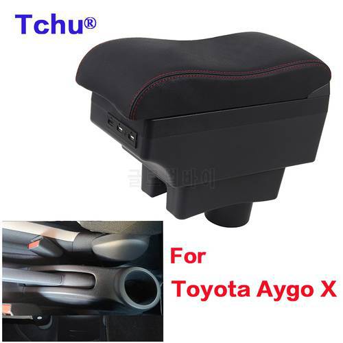 For Toyota Aygo X armrest box For Toyota Aygo X car armrest box Internal modification USB charging Ashtray Car Accessories