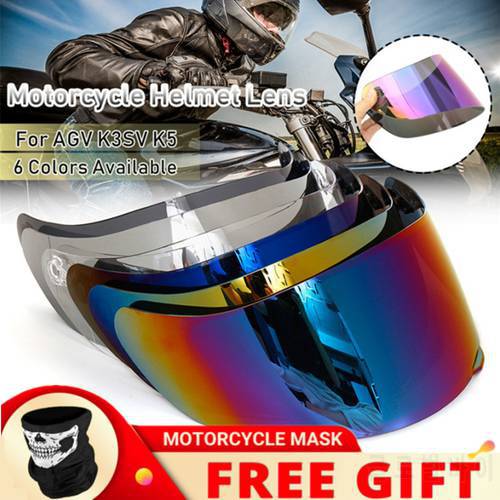 Motorcycle Visor Anti-scratch Wind Shield Helmet Visor Full Face Fit for AGV K1 K3SV K5 Motorcycle Shield Lens Moto Accessories