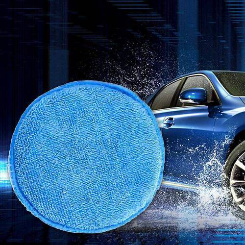 5 inch soft car polishing and waxing sponge wax applicator microfiber sponge Car Care Home Cleaning Tool bicycle cleaning sponge