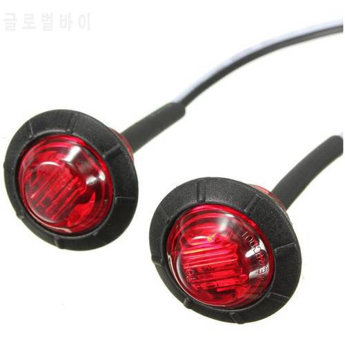 Car Accessories Interior Decoration 3/4Inch Truck Side Light Signal Light Bus Off-road Vehicle Truck Side Light 12V Bumper Tape